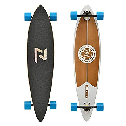 Z-Flex Pintail White Complete Longboard Skateboard - 9