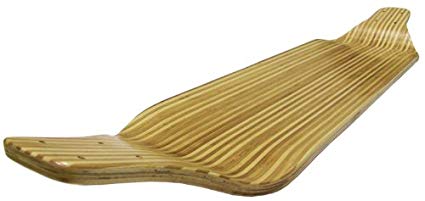 Drop Down Longboard Deck - Zebra Bamboo Inlay - 8 x 40