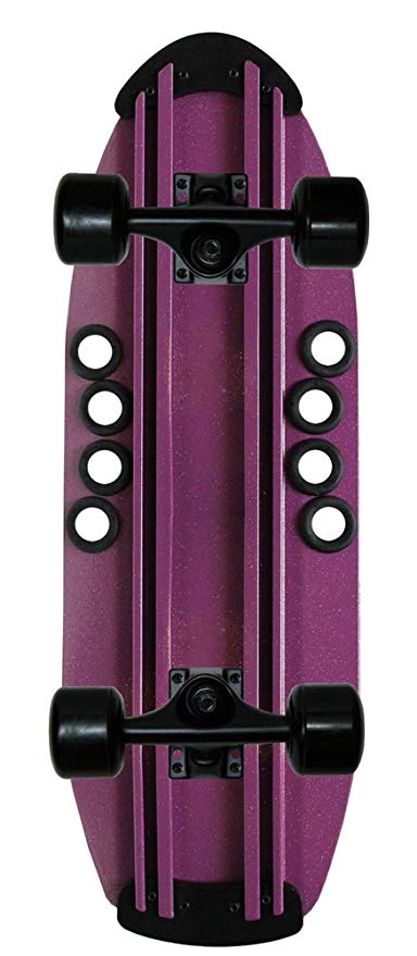 Beercan Boards 24-Inch Micro Brewster Complete Skateboard, Purple