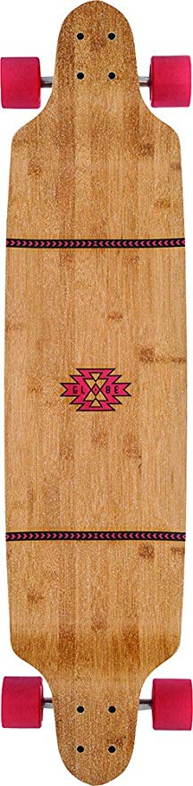 Globe Bannerstone Complete Skateboard, Red Bamboo, 41
