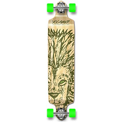 Yocaher Spirit Lion Longboard Complete skateboard cruiser - available in All shapes