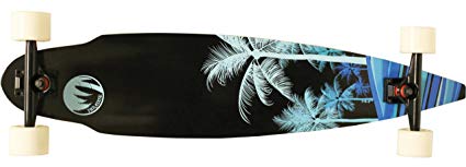 PARADISE Longboard Complete WAVE PALMS PINTAIL COMPLETE 8.5 X 38
