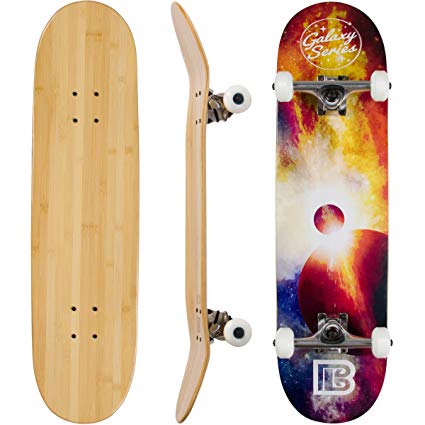 Bamboo Skateboards Galaxy Series: Eclipse Complete Skateboard