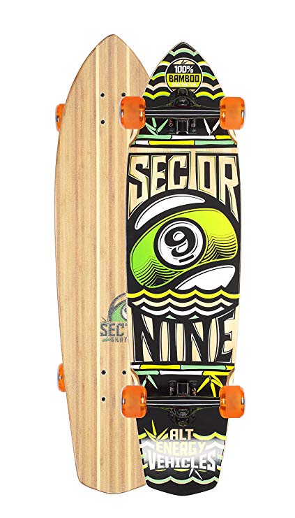 Sector 9 A.E.V. Complete Bamboo Longboard Skateboard Cruiser