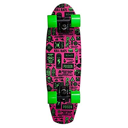 Aluminati Skateboards A-Frame Cyanide Skateboard, Pink