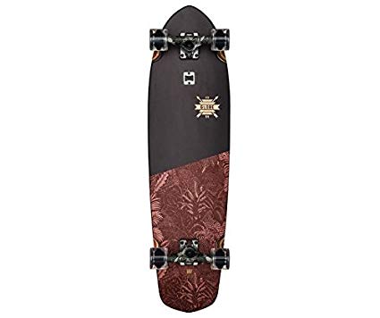GLOBE Skateboards Blazer XL Longboard Complete Skateboard, Black/Red Forester, 36