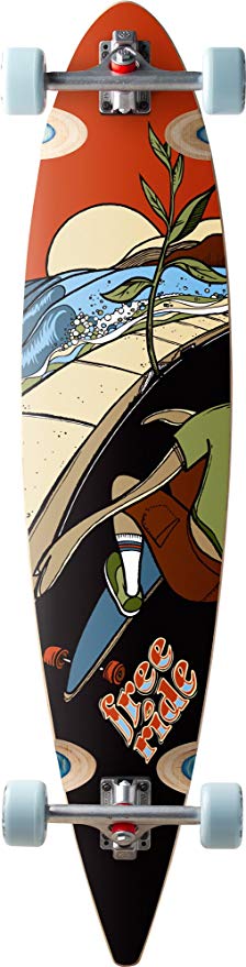 FreeRide Sprout Complete Skateboard, 42-Inch x 9.25-Inch x 22.25-Inch
