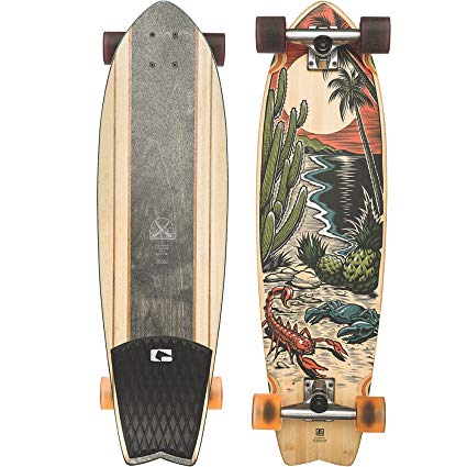 Globe Chromantic Cruiser Complete Skateboard, Desert Tropic/Amber, 33.1