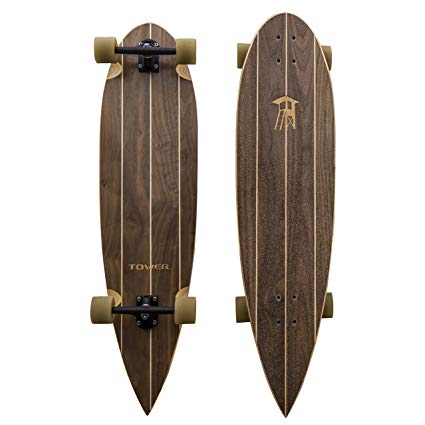 Tower Boardwalk Cruiser Pin Tail Longboard Skateboard